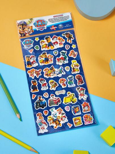 SHEIN | PAW Patrol Cute Graffiti Sticker, Suitable For Decorating Notebooks, Phone Cases, Suitcases, Etc