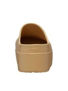 Crocs Dylan Platform Women's Flat Sandals Wheat 209869 - Beige - View 5