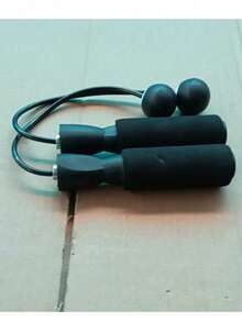 1 Pair Weighted Cordless Jump Rope With Foam Handles, Dual-Use For Fitness & Exercise - Multicolor - View 19