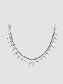 MortiRose Cadena para pantalones - Plata antigua - Ver 2