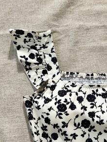 Serisse Kids Áo thun croptop cổ vuông ôm dáng, chất liệu ren thêu họa tiết, thích hợp cho bé gái tuổi teen, màu trắng, thích hợp mặc đi nghỉ mát ở nhà. - Nhiều màu - Xem 5