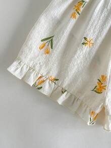 Cozy Pixies Áo liền quần hai dây in hoa cho bé gái - Nhiều màu - Xem 5