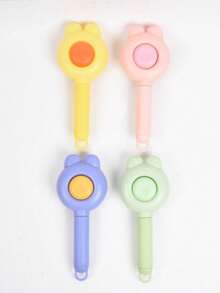 1Pc Small Animal Brush For Rabbit, Cat, Dog, Hamster, Random Color, Removes Loose Fur & Tangles, Gentle Massage Tool - Multicolor - View 10