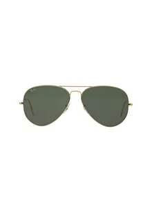 Ray Ban Aviator Women's Sunglasses Gold - Gold - View 2