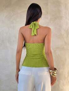 Women Plus Size Sports Dresses - Green 3 - View 3