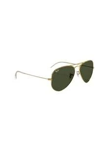 Ray Ban Aviator Women's Sunglasses Gold - Gold - View 4