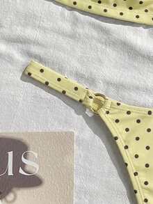 Swim Mod Bộ bikini 2 mảnh chấm bi gợi cảm dành cho kỳ nghỉ xuân/hè 26SS đi biển. - Nhiều màu - Xem 4