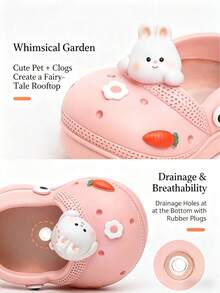 Joivida 1Pc Cute Slipper Shaped Succulent Planter, Creative Animal Themed Resin Flower Pot, Fun Hole Shoe Design Plant Pot For Small Plants, Multiple Animal Styles (Rabbit/Panda/Cat/Bull), Durable Non-Deform Resin Planter For Desk & Home Decor, - multicolor - View 4