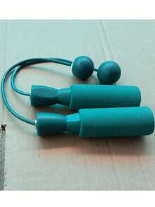 1 Pair Weighted Cordless Jump Rope With Foam Handles, Dual-Use For Fitness & Exercise - Multicolor - View 17
