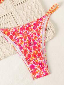 Swim Vcay Bộ đồ bơi hai dây in họa tiết gợi cảm dành cho nữ, thích hợp cho kỳ nghỉ biển. - Nhiều màu - Xem 5