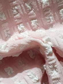 Swim Mod Bộ bikini hai mảnh họa tiết kẻ caro jacquard dành cho nữ, kiểu cổ yếm, thích hợp cho mùa xuân/hè. - Hồng - Xem 6