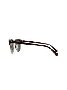 Ray Ban Clubmaster Women's Sunglasses Brown - Rust Brown - View 3