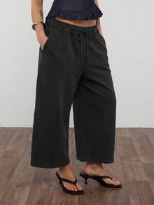 COUREZ QUẦN JOGGER NGẮN, CẠP CỰC THẤP - Xám - Xem 4