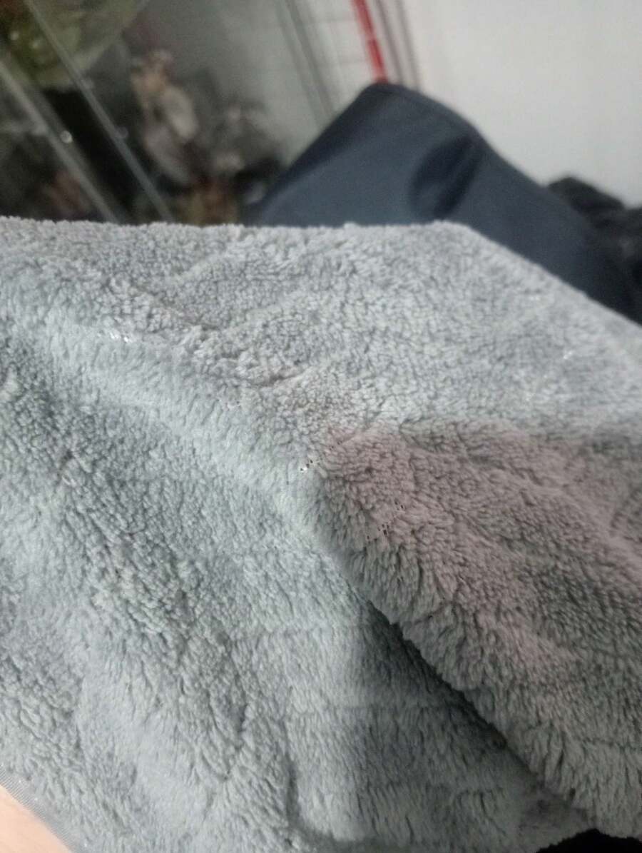 1/2条珊瑚绒菱形图案毛巾，柔软舒适，吸水性强，不掉毛。毛巾套装，提花洗发巾，头巾，手巾，家用浴室套装，可用于洗脸和沐浴，浴室配件，浴室装饰。 - 灰色 - 查看 1