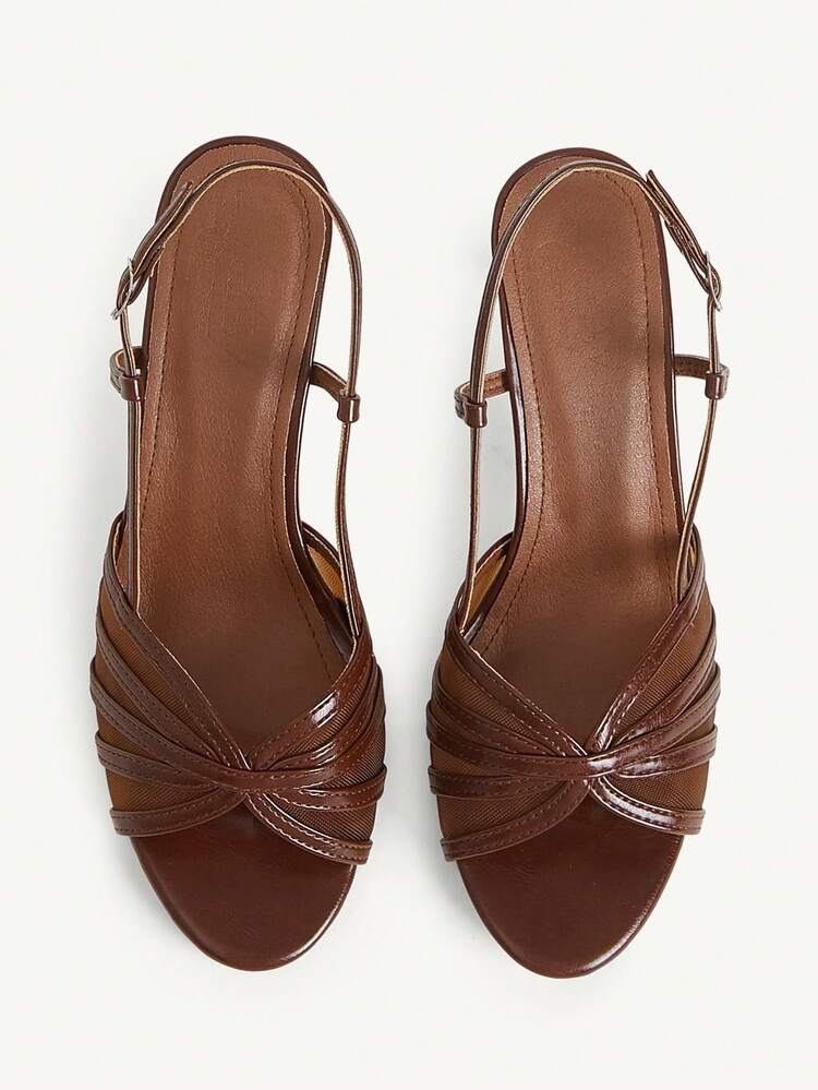 CUCCOO CHICEST Women's Square Head Is Fashionable, Sexy, Elegant And Beautiful, Simple And Generous, Casual, Suitable For Commuting, Daily Wear, High-Heeled Sandals