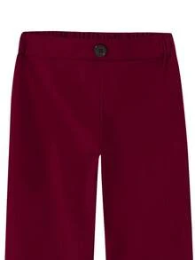 SHEIN 4 件套幼儿男童时尚绅士服装套装：栗色翻领开衫夹克（带仿口袋）+白色长袖衬衫（带栗色蝴蝶结装饰）+栗色背心+休闲西装裤，优雅适合生日派对、婚礼、典礼、学校 - 紅色 - 查看 8