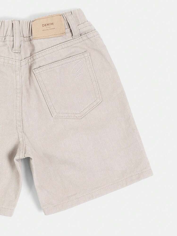 Jungen Jeans Shorts mit Mehrtaschenentwurf, elastischer Taille, Sommer Casual Alltagskleidung
