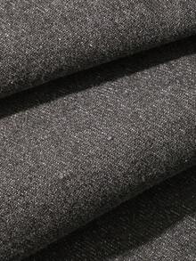 FRIFUL Peto vaquero con cordones para mujer - Gris Oscuro - Ver 3