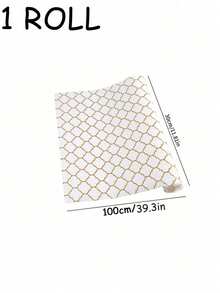 1 Roll Gold Cabinet Liner, Non-Slip EVA Waterproof Shelf Liner For Kitchen Cabinets, Drawers, Refrigerator, Pantry, Bathroom, Easy-To-Clean Drawer Mat, Protective Padding For Shelves - Gold - View 11