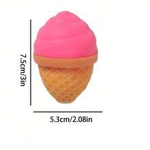 MINKOJA MINKOJA 1/2/5 piezas Juguetes Squish para recuerdos de fiesta, Squishies Kawaii, Juguetes sensoriales de helado, Rellenos para canastas de Pascua y bolsas de regalo, Pelotas antiestrés, Estilos y colores aleatorios - Multicolor - Ver 9