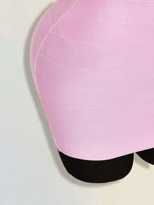SHEIN ICON 女士时尚百搭纯色吊带连衣裙 - 粉色 - 查看 8
