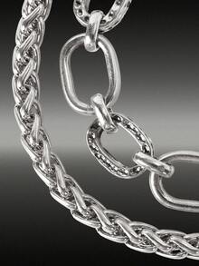 MortiRose Set de pulseras - Plata antigua - Ver 6