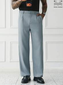 HUEFORM Men's Mature Spring/Summer Floral Chiffon Relaxed Fit Lounge Pants - Grey - View 6