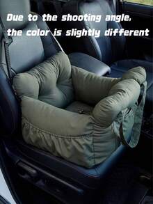 Four-Season Pet Car Bed, Scratch-Resistant, Removable And Easy To Clean, Pet Travel Mat For Dogs And Cats, Outdoor Pet Bed, Multifunctional Portable Pet Bag, Thickened Leather Car Seat For Dogs - Multicolor - View 2