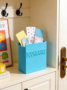 Joivida Cute Cartoon 3D Printed Book Shaped Storage Box, Suitable For Office Desk Stationery, Desktop Decoration Stationery Storage Box, Can Also Store Makeup Brushes, Beauty Products, Hair Accessories, Bath Products, Etc., Holiday Birthday Gifts - Multicolor - View 5