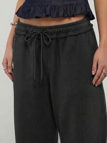 COUREZ QUẦN JOGGER NGẮN, CẠP CỰC THẤP - Xám - Xem 6