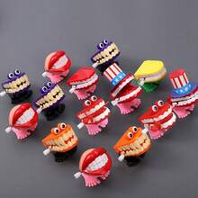 MINKOJA 1/2/4/6/8/12/18/24PCS Chattering Teeth Wind Up Toy Walking Teeth, Clockwork Toys, Teeth Clockwork Walking Toys, Funny Teeth Toys, Gags Practical Joke Toys, Birthday Party Favors, Gift Bag Stuffer, Pinata Filler, Random Colors And Styles - Multicolor - View 10