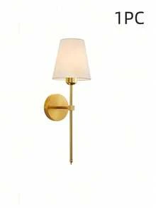 Wireless Battery Powered Wall Lamp, Gold Rechargeable Dimmable Wall Light With Detachable Bulb And Remote Control, 15 Colors Wireless Wall Lamp For Bedroom, Living Room, Hallway - 1Pack - View 15