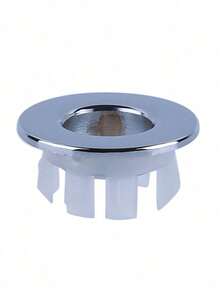 1/5Pcs Antique Style Sink Overflow Cover, Decorative Basin Overflow Hole Cap For Bathroom Wash Basin - Gold - View 11