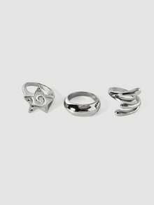 MortiRose Ring Set - Antique Silver - View 4