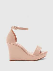 CUCCOO SZL Giày nữ tối giản, sandal đế xuồng quai ngang mắt cá chân, sandal mùa hè thanh lịch cho kỳ nghỉ hè, giày mùa hè cơ bản sang trọng, giày công sở thường ngày, giày công sở sành điệu, giày xuân, giày nghỉ xuân, giày lễ Phục sinh, giày mùa xuân - Màu nude - Xem 2