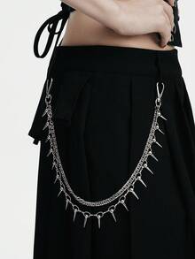 MortiRose Cadena para pantalones - Plata antigua - Ver 1