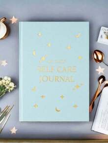 1 件 Star My DAILY SELF CARE JOURNAL 笔记本高级皮革纸烫印字母分页奢华金边无日期计划内页自我管理/自我反思/感恩五分钟，创意礼物感恩节、圣诞节、生日万圣节装饰返校 - 彩色 - 查看 17
