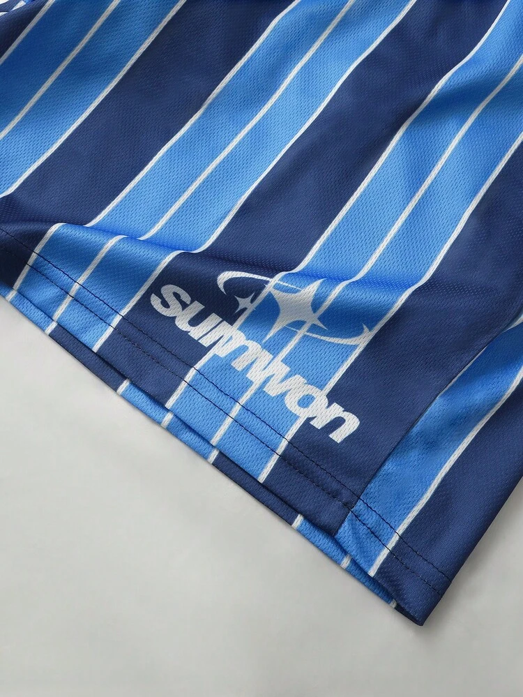 SUMWON Striped Shorts Vertical Stripes