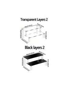 SHEIN Basic living Multi-Purpose Acrylic Display Shelf - Tiered Organizer For Blind Box Toys, Action Figures, Cosmetics, Perfumes & Collectibles (/Gundam Compatible) - Adjustable Layer Clear Storage Rack For Home/Store Showcase - Multicolor - View 12