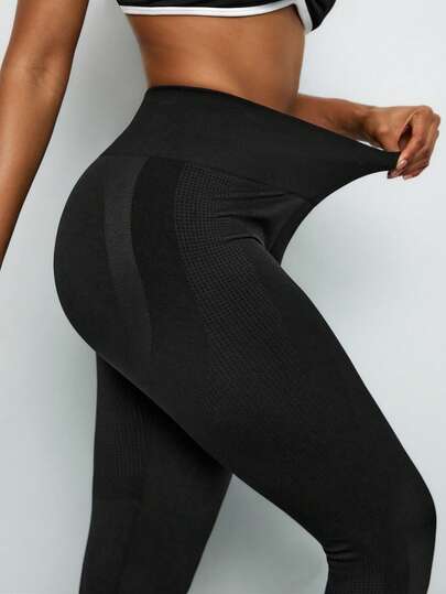Freevana Plus Size Women Wide Waistband Sports Leggings Yoga Pants,Calça Moletom Feminino ,Jogging Femme,Sweat Pants,Sweatpants,Ropa Deportiva De Mujer,Going Out Outfits
