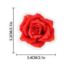 MINKOJA MINKOJA 50 miếng dán graffiti trong suốt chủ đề Tình yêu Ngày Valentine, hình ảnh hoạt hình PET tiếng Anh, tự dán lên vali, điện thoại, đàn guitar, tủ lạnh, quà tặng tiệc tùng. - Nhiều màu - Xem 3
