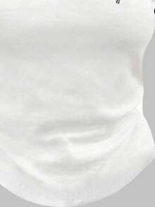 2 peças/Conjunto Camisas Polo para Adolescentes Meninas, Azul Marinho, Azul Escuro, Azul, Azul e Branco, Ajuste Slim, Adequado para Passeios, Campus Retrô, Logotipo Clássico, Adequado para Meninas, Polo, Moda, Primavera/Verão, Primavera/Outono, Todas as Estações, Confortável - Multicolorido - Visão 5