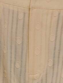 MUSERA Quần ống rộng xếp ly chấm bi, quần phối đồ dễ thương, gợi cảm, thích hợp cho mùa xuân hè, kỳ nghỉ, đi chơi, nữ tính, cá tính, trả phòng muộn. - Màu vàng - Xem 6