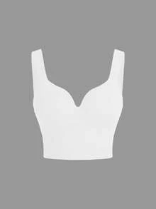 Velisys Velisys Damen Einfarbiger Alltags Fitness Sport-BH - Verschiedenfarbig - View 8