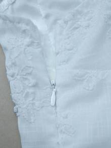 Elamini 新款优雅蓝色提花露背迷你连衣裙，甜美性感度假风，乡村气息，适合毕业典礼、度假、海滩、派对、婚礼等场合。 - 藍色 - 查看 8