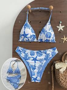 Blue and White