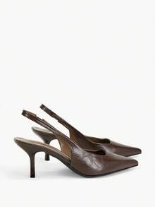 Eladyva Pointed Toe High Heel Sandals For Women - Brown - View 10