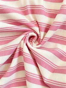 Franclia French Style Striped Backless Halter Neck Tank Top For Women, Summer, Slimming & Age-Reducing - Multicolor - View 6