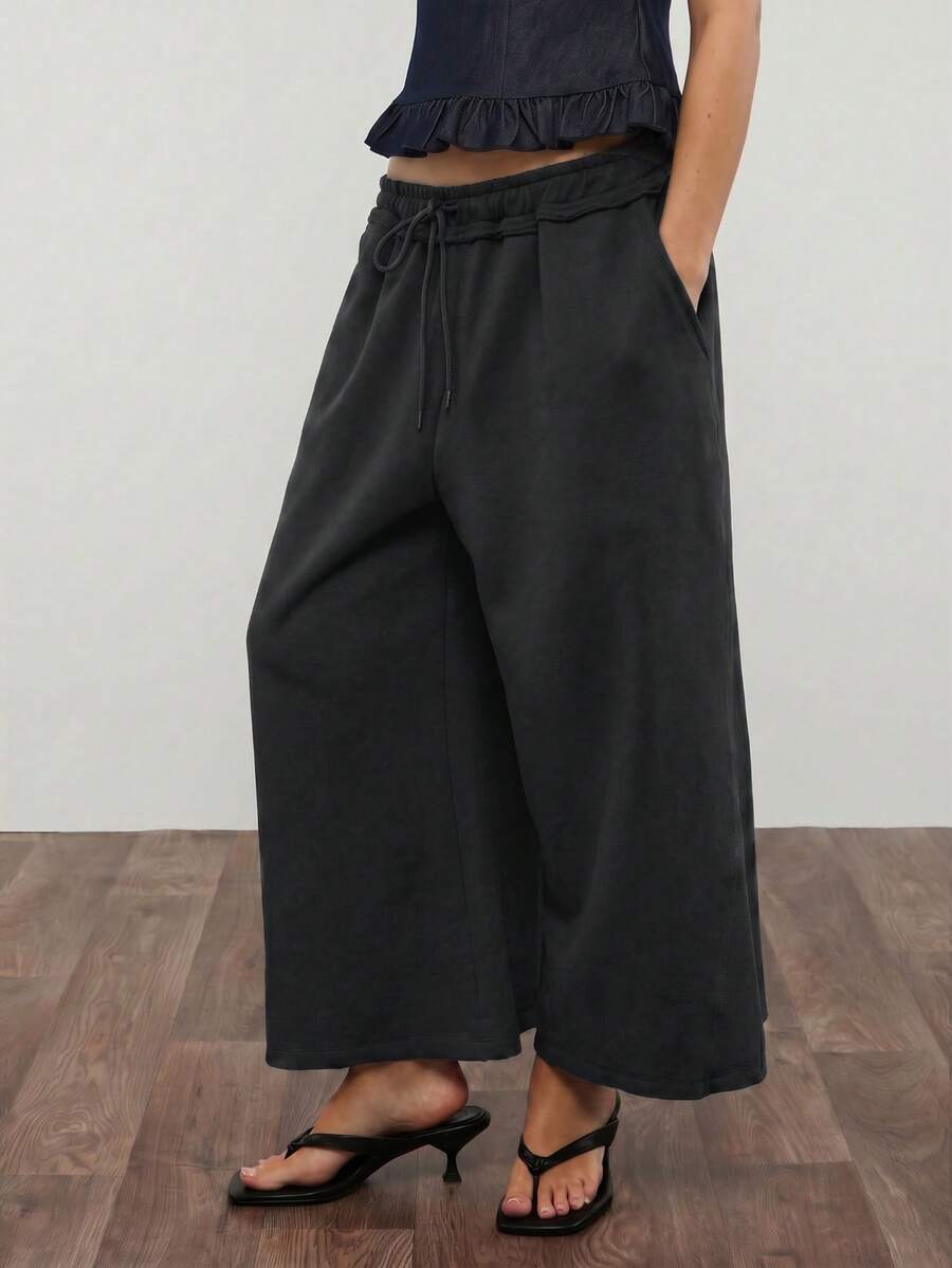 COUREZ QUẦN JOGGER NGẮN, CẠP CỰC THẤP - Xám - Xem 1