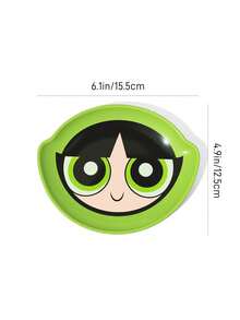THE POWERPUFF GIRLS X SHEIN 餐碟 - 綠色 - 查看 6